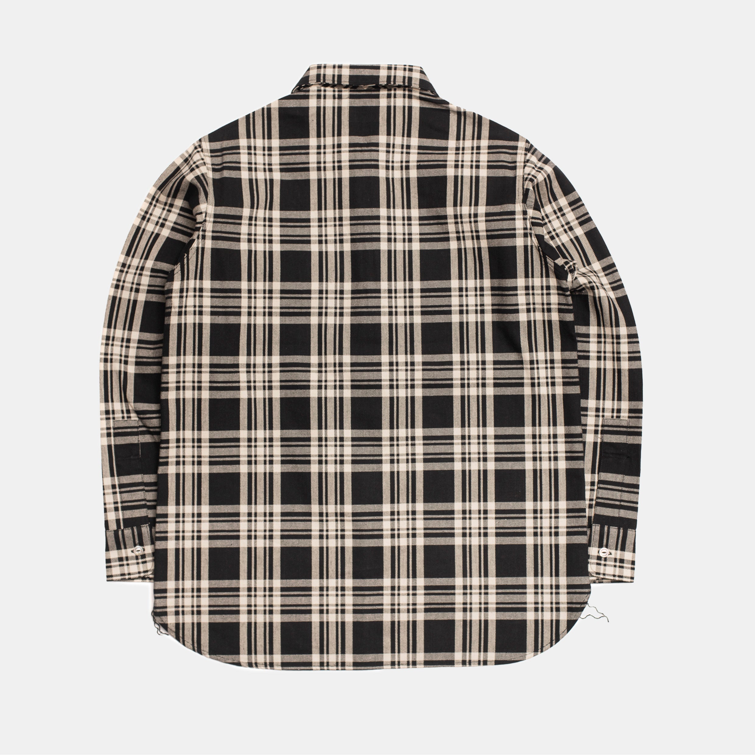 Half-zip Shirt Black Plaid – Bryceland's London