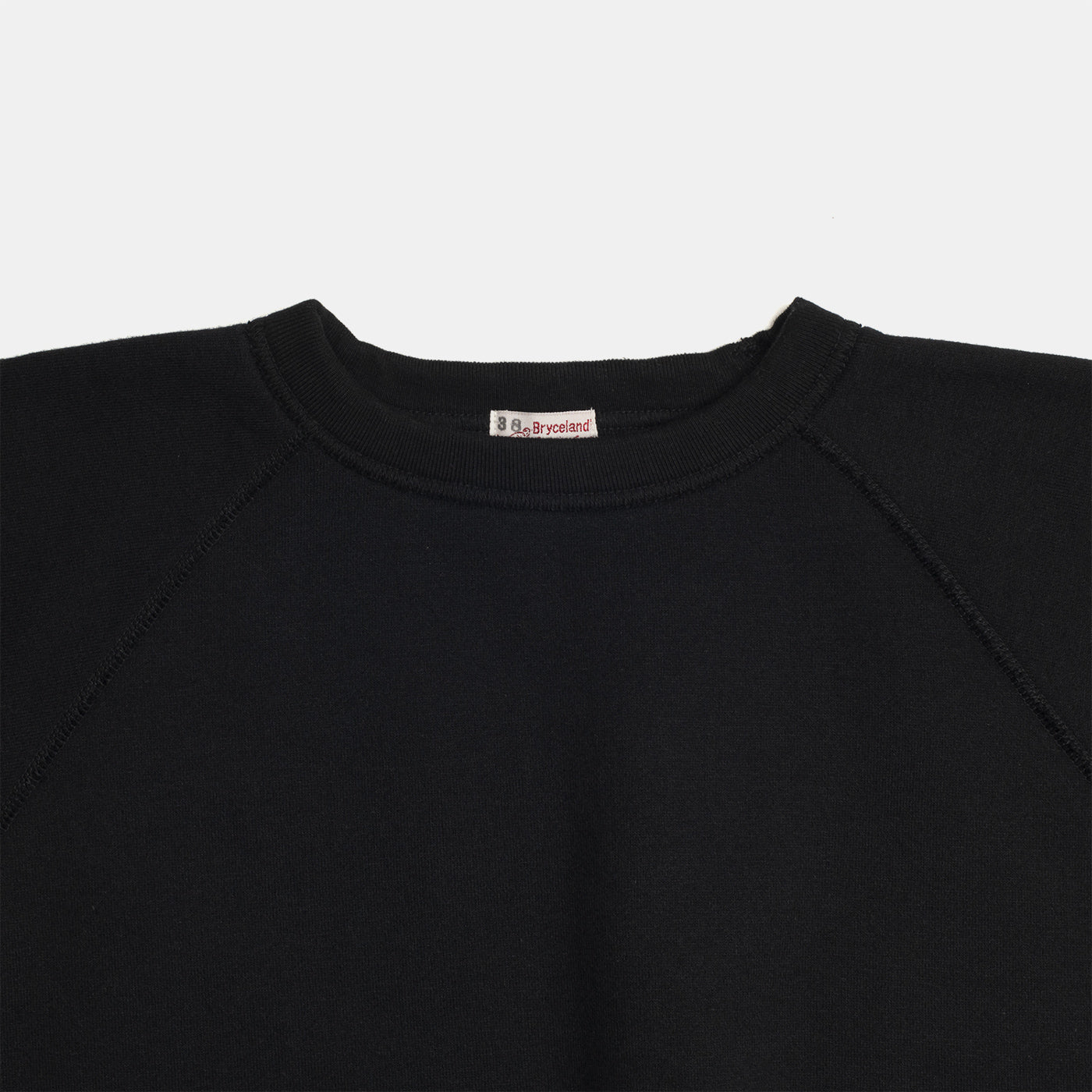 Short Sleeve Raglan Sweatshirt Black – Bryceland's London
