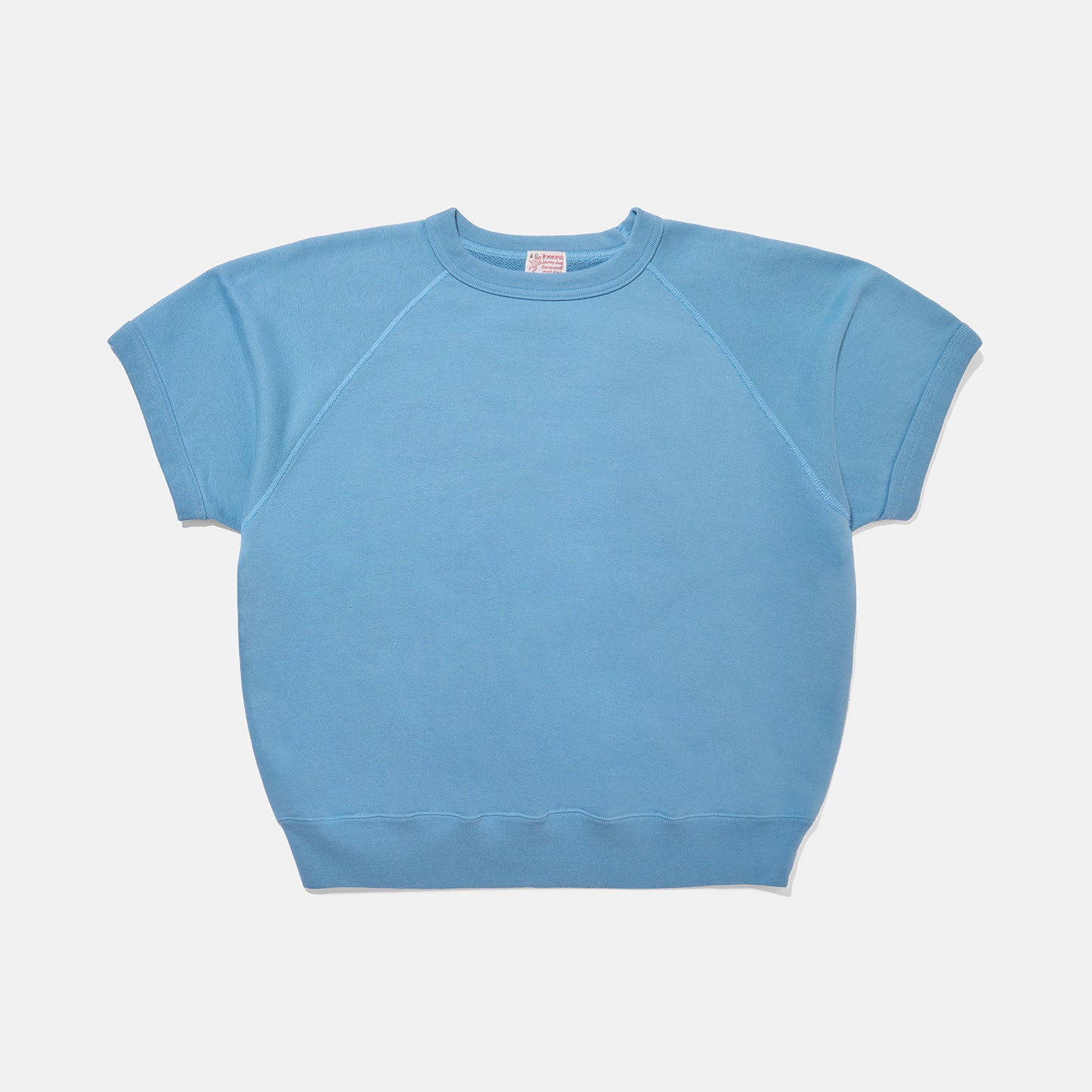 新品　bluelea Sweat balloon pullover Short Sleeve Raglan Sweatshirt Sax Blue – Bryceland's London