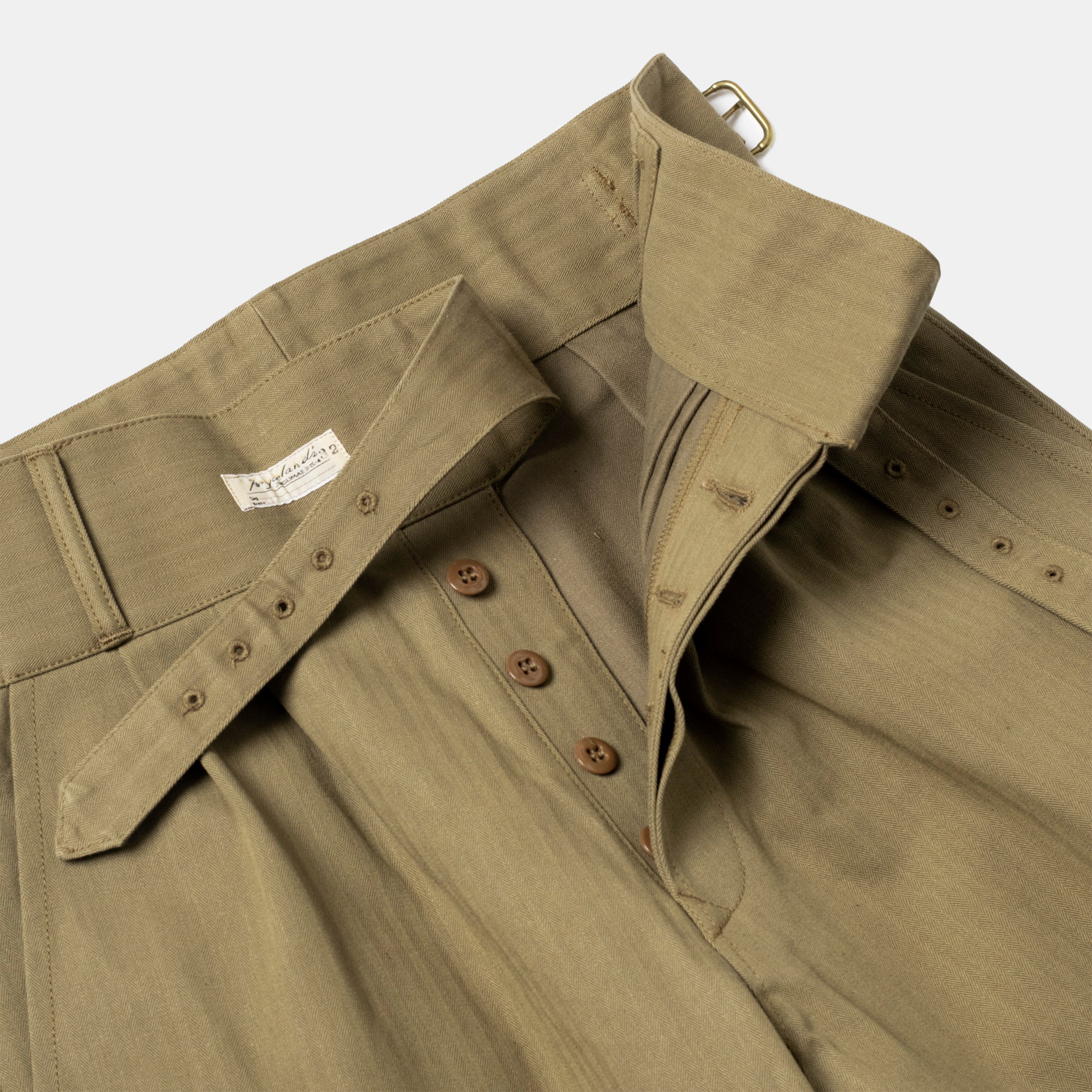 Gurkha Shorts HBT Olive – Bryceland's London