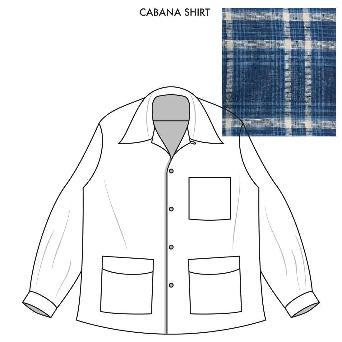 Bryceland's Cabana Shirt Made-to-Order Steel