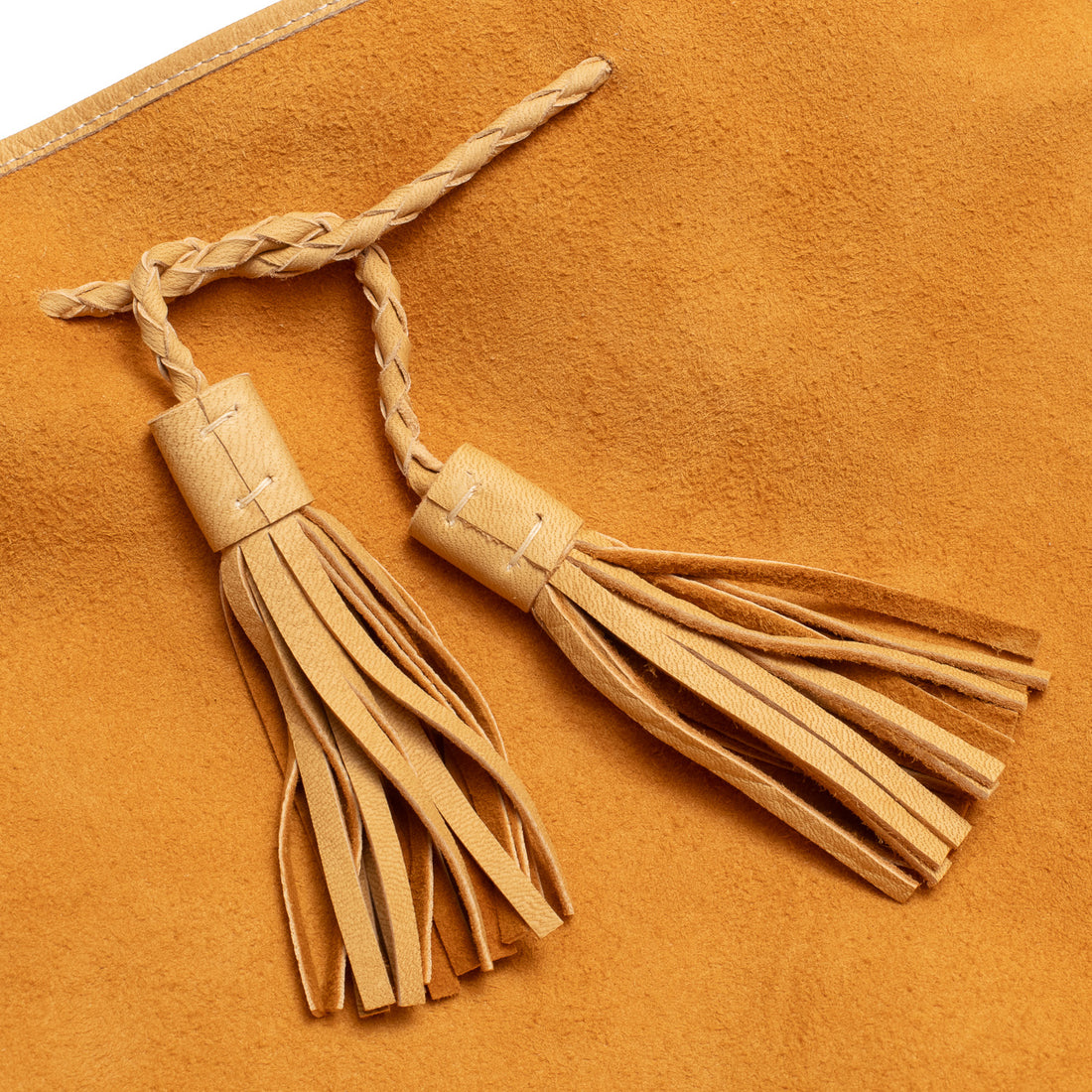 Bryceland's Deerskin Crossbody Bag Tan