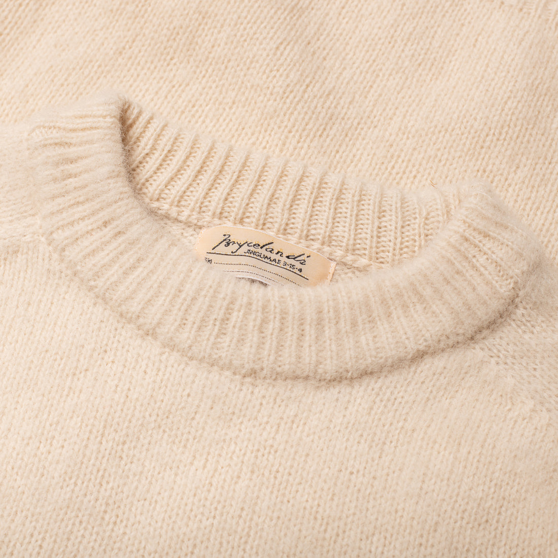 Bryceland's Shaggy Shetland Sweater Cream