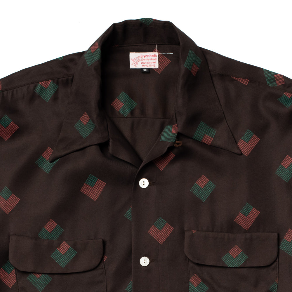 Bryceland's Rayon Shirt Diamond Brown – Bryceland's London