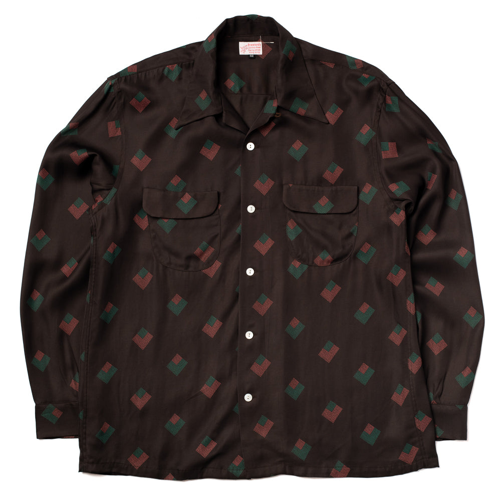 Bryceland's Rayon Shirt Diamond Brown – Bryceland's London