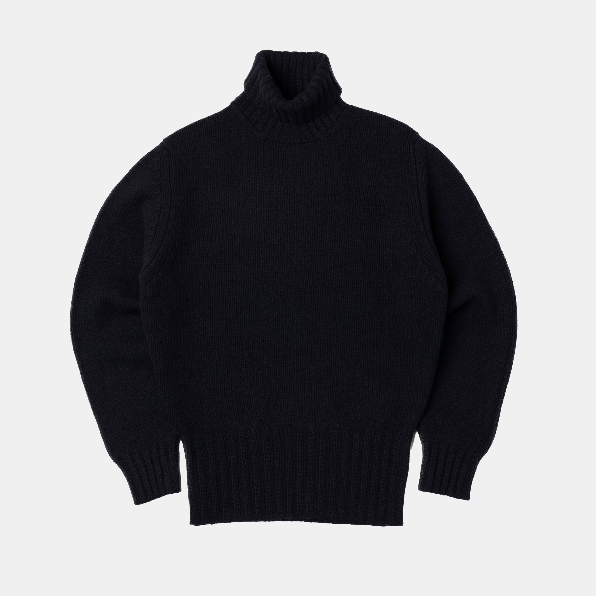 RAF Rollneck Pullover Navy – Bryceland's London