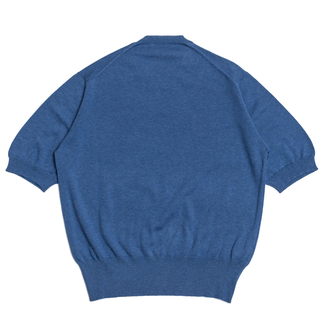 Bryceland’s Cotton Short Sleeve ‘Skipper’ Tee Blue