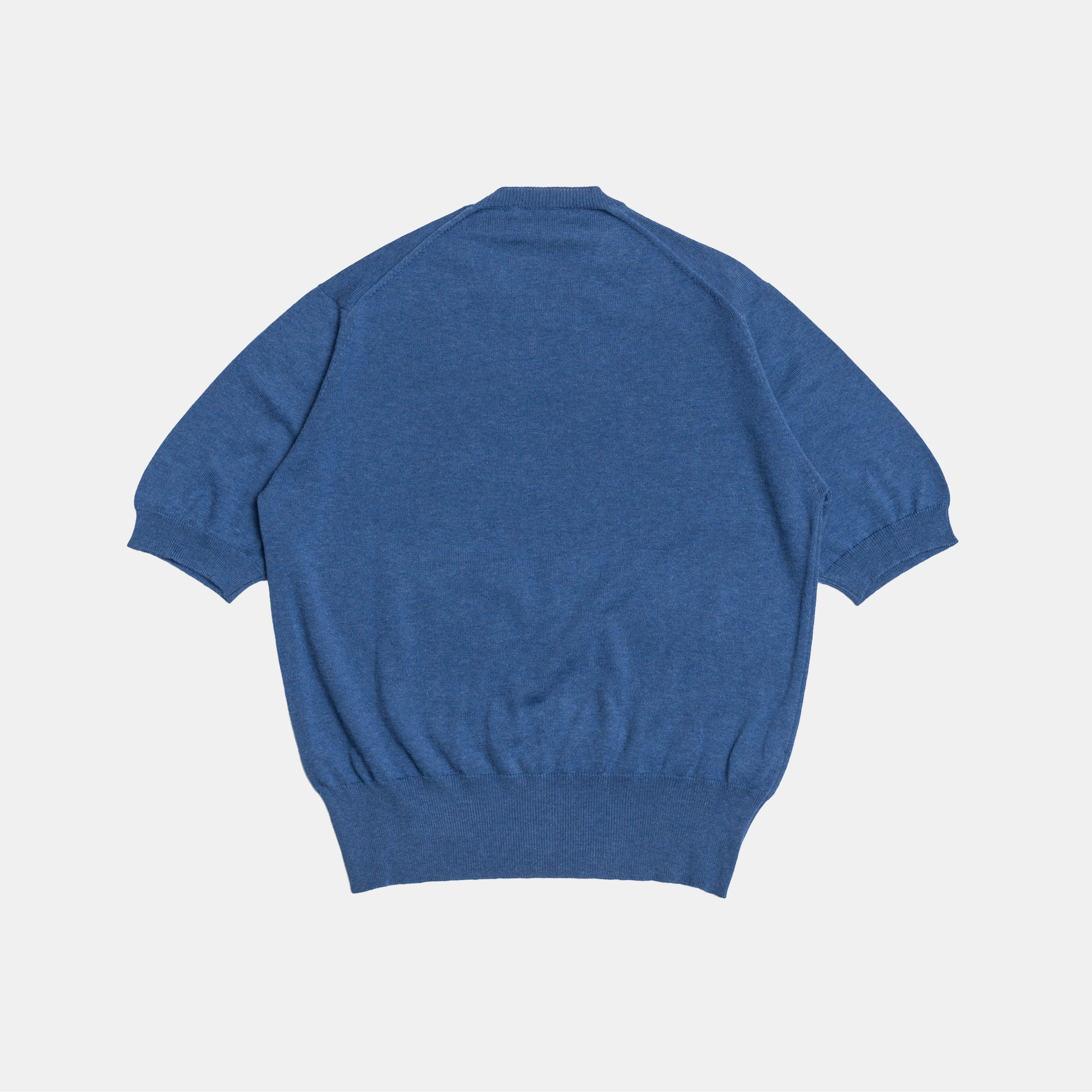 Cotton Short Sleeve ‘Skipper’ Tee Blue