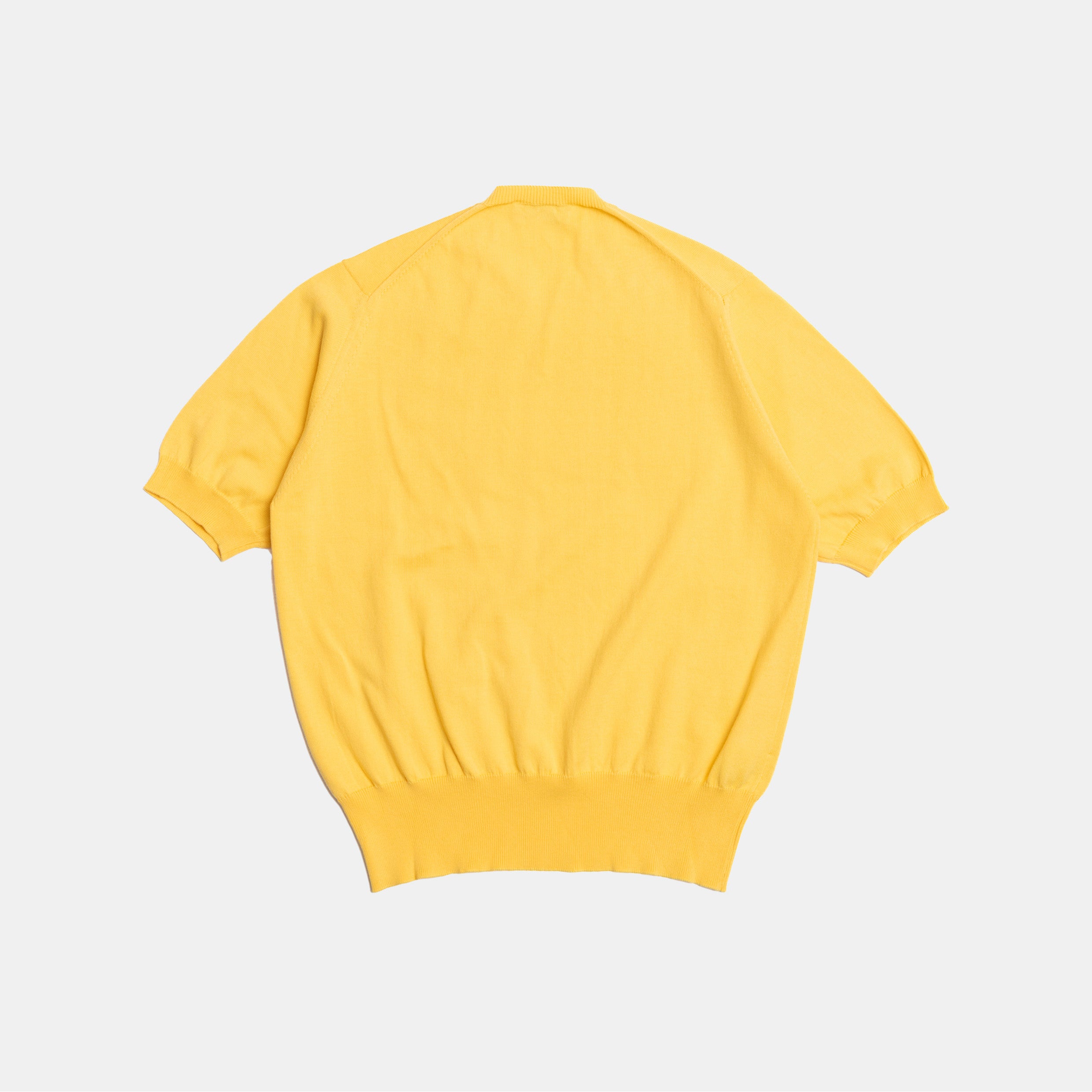 Cotton Short Sleeve ‘Skipper’ Tee Yellow