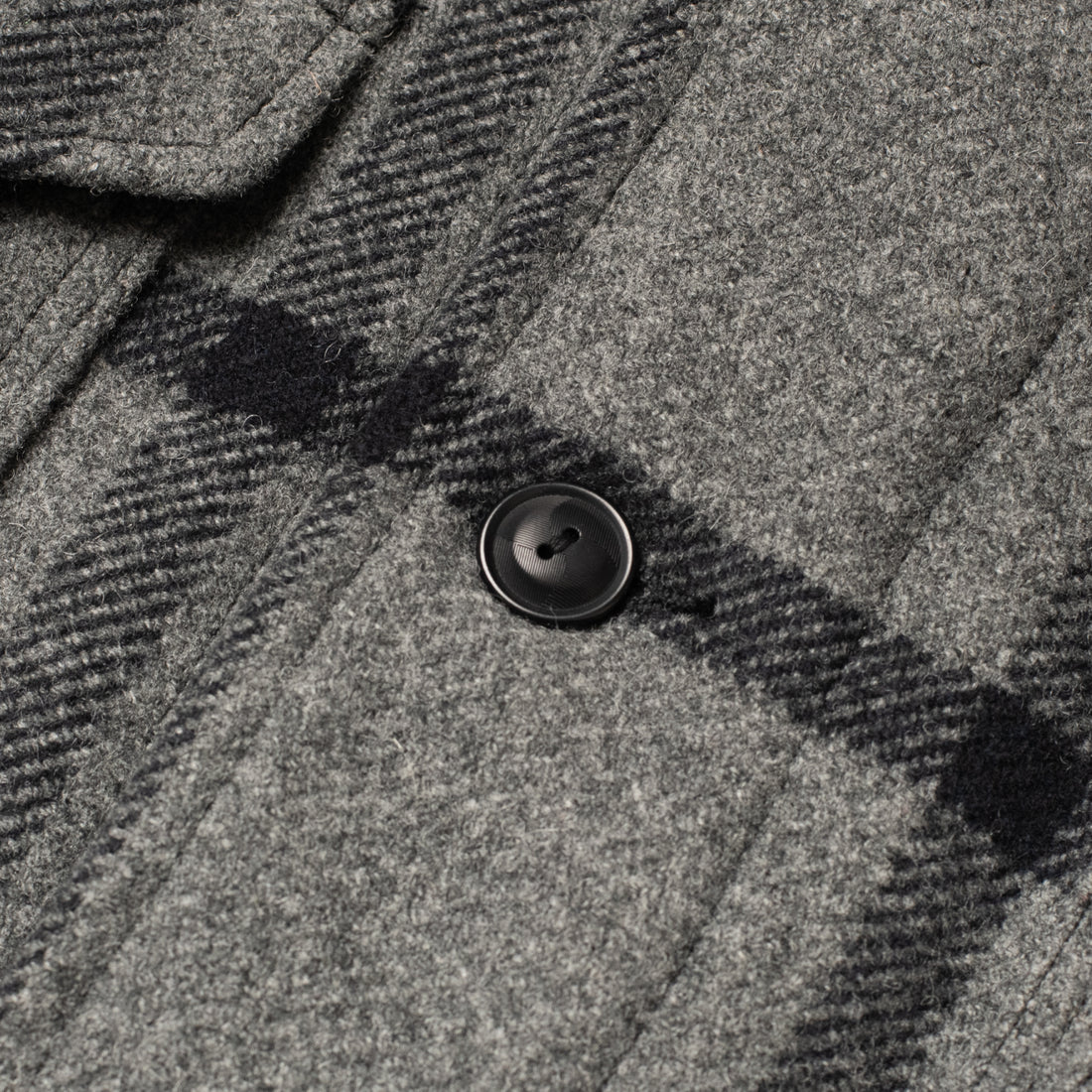 Bryceland's Hunting Jacket Black/Grey Plaid Wool