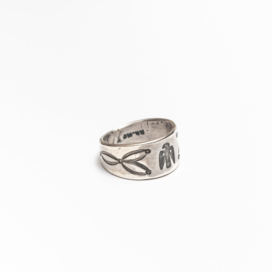 Red Rabbit Trading Co. Fly True Sterling Band Ring