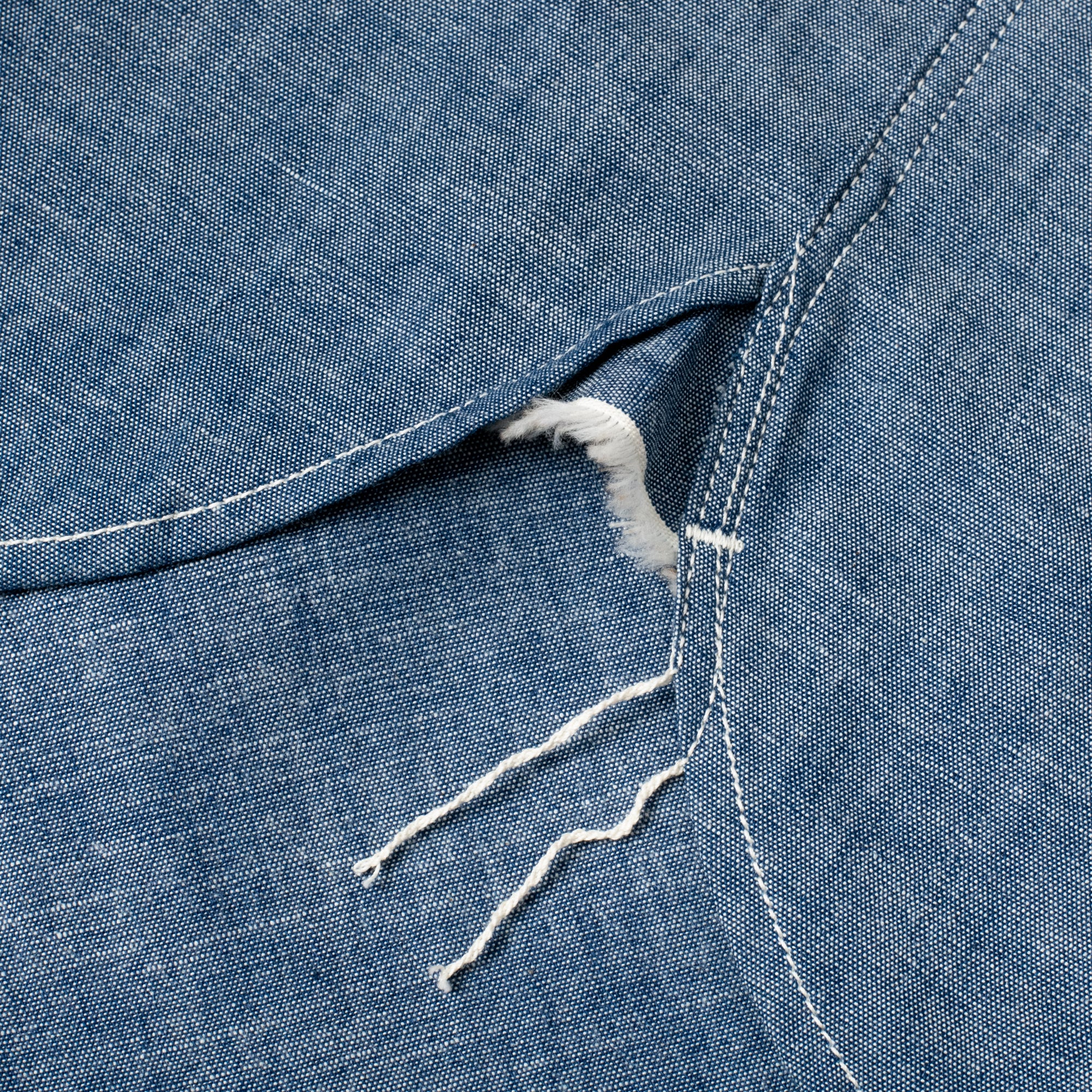 Half-zip Shirt Chambray – Bryceland's London