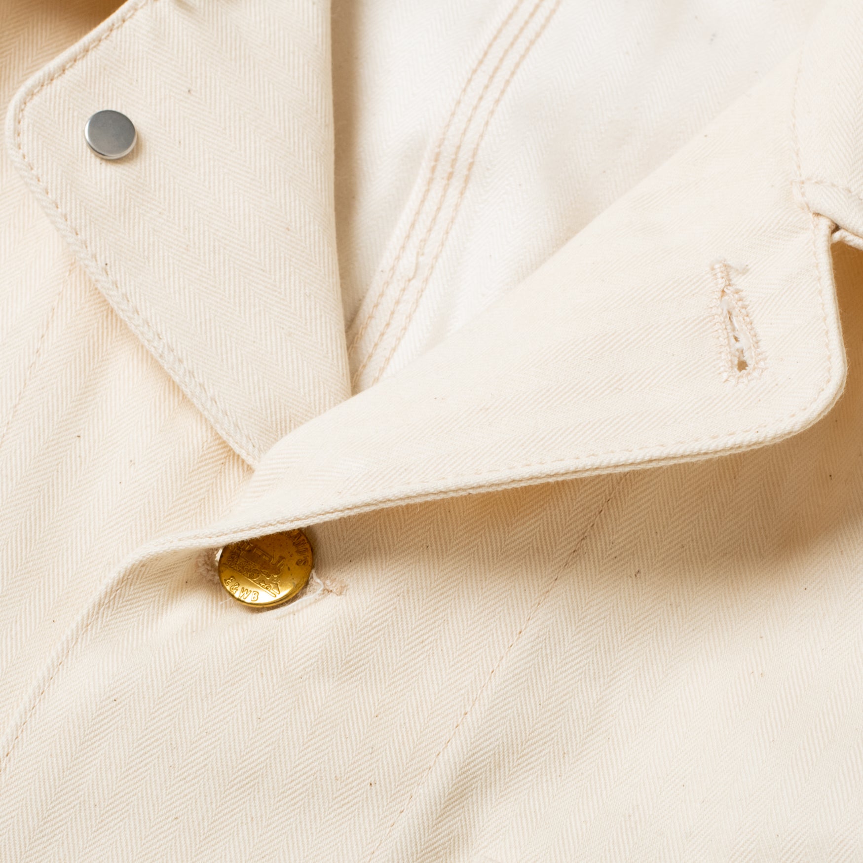 Chore Coat HBT White | Bryceland's & Co. – Bryceland's London