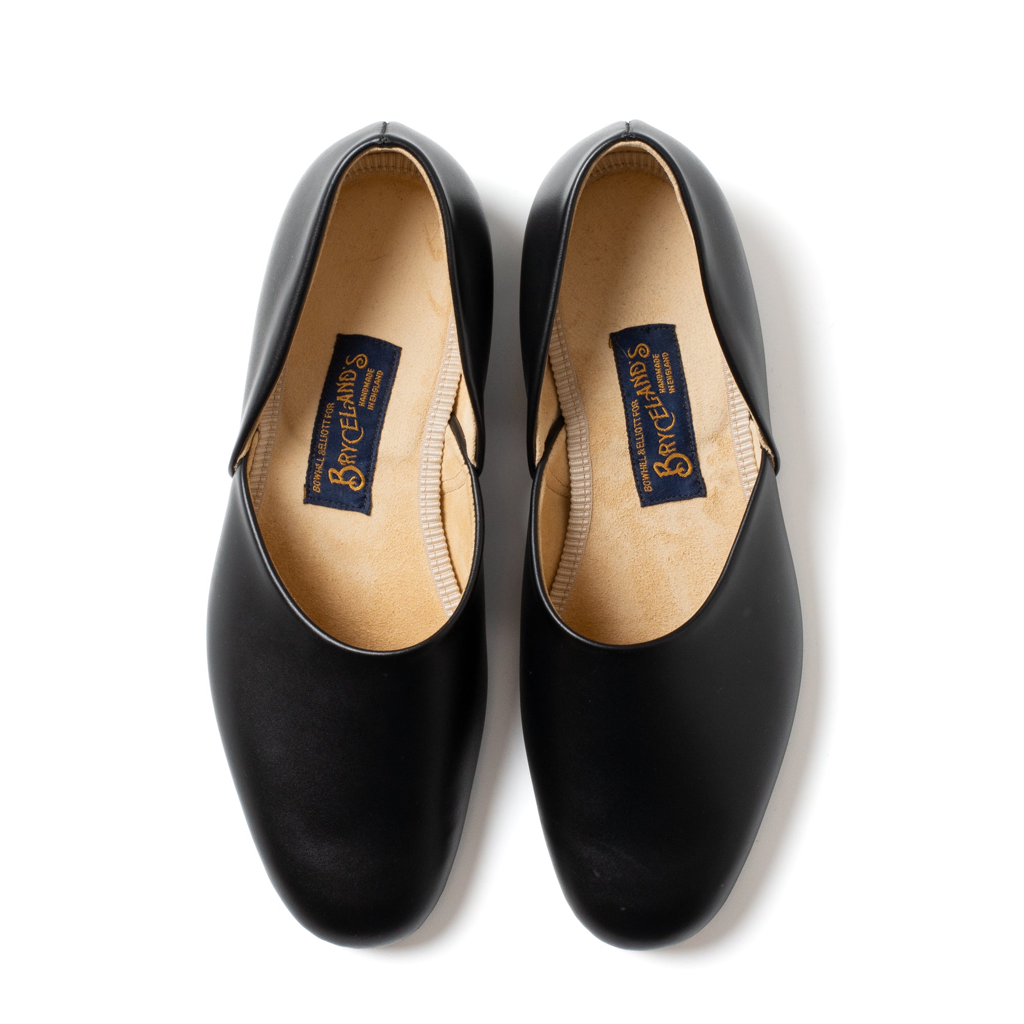 Bryceland's x Bowhill & Elliott Grecian Slippers Black