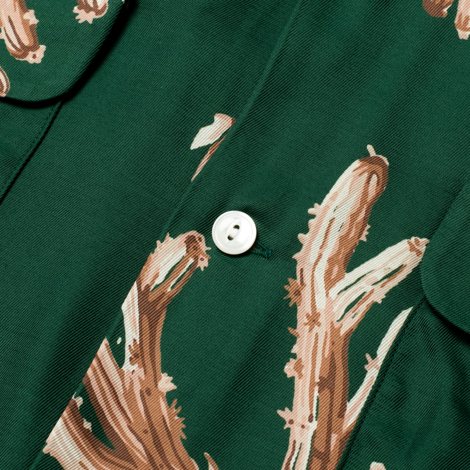 Rayon Shirt Coral Green – Bryceland's London