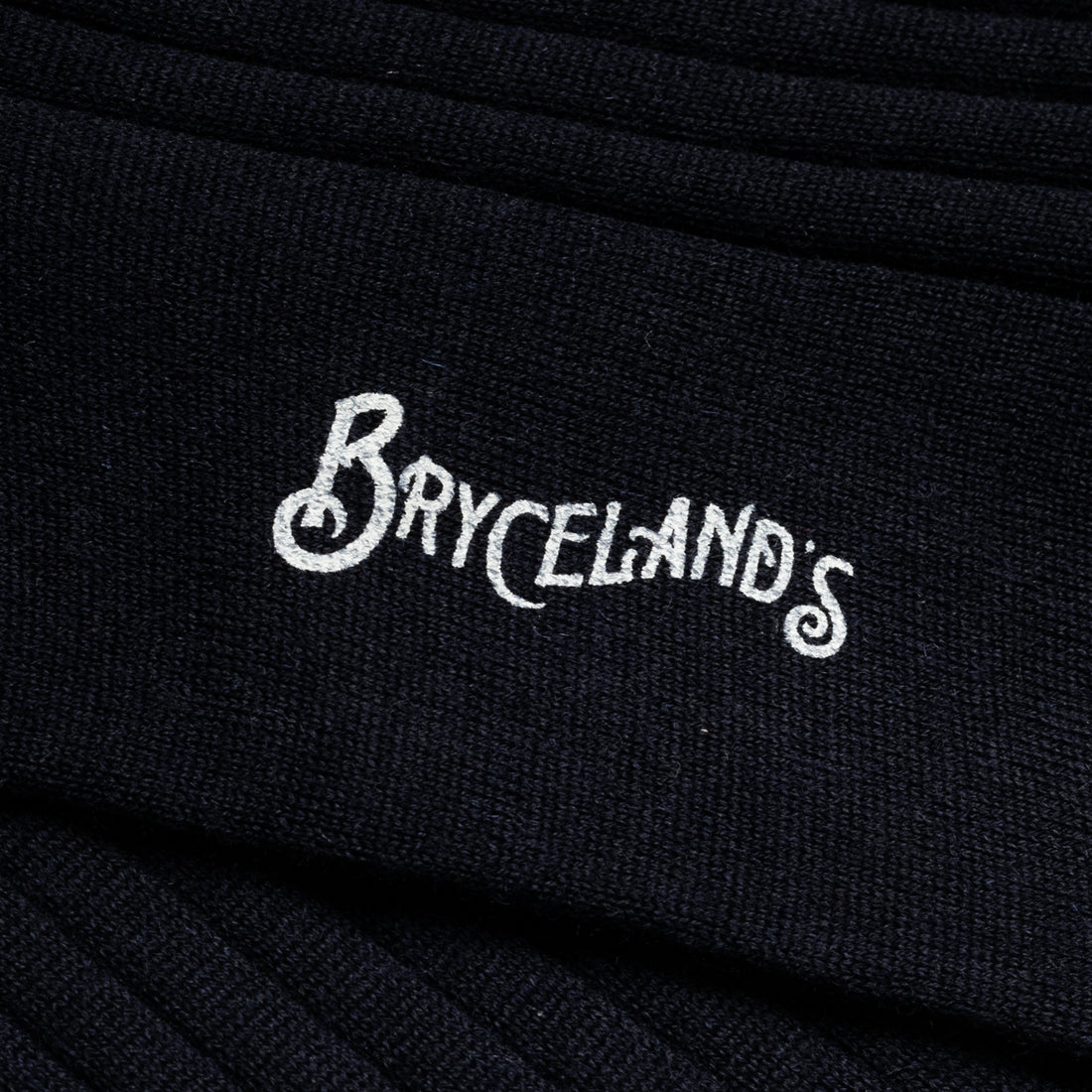 Bryceland's Wool Socks Navy