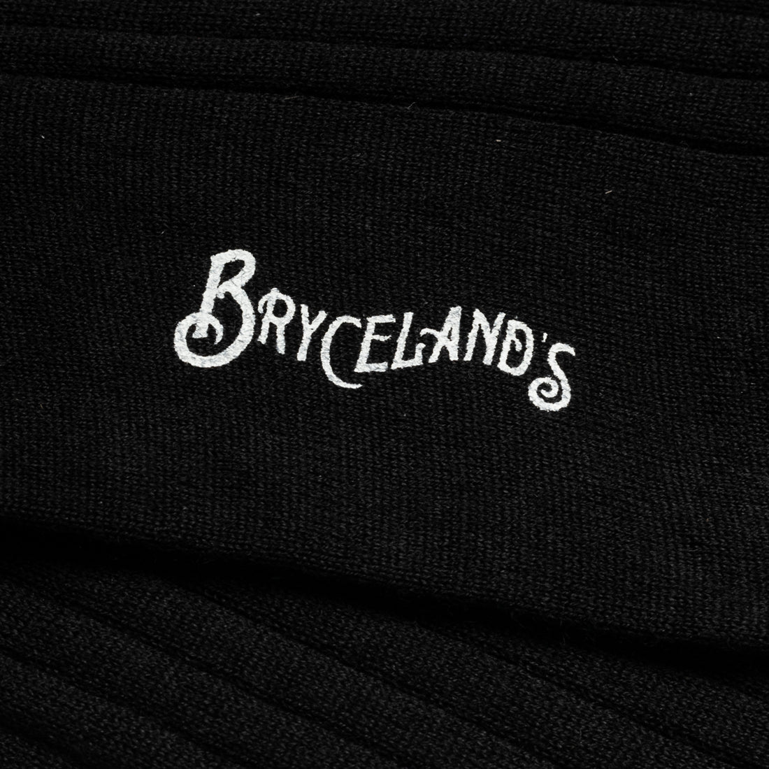 Bryceland's Wool Socks Black