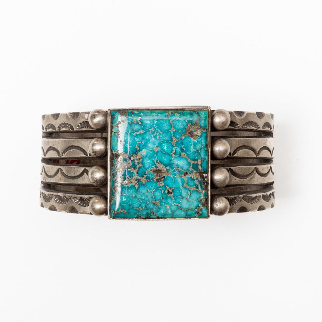 Red Rabbit Trading Co. Large Turquoise Split Shank Cuff