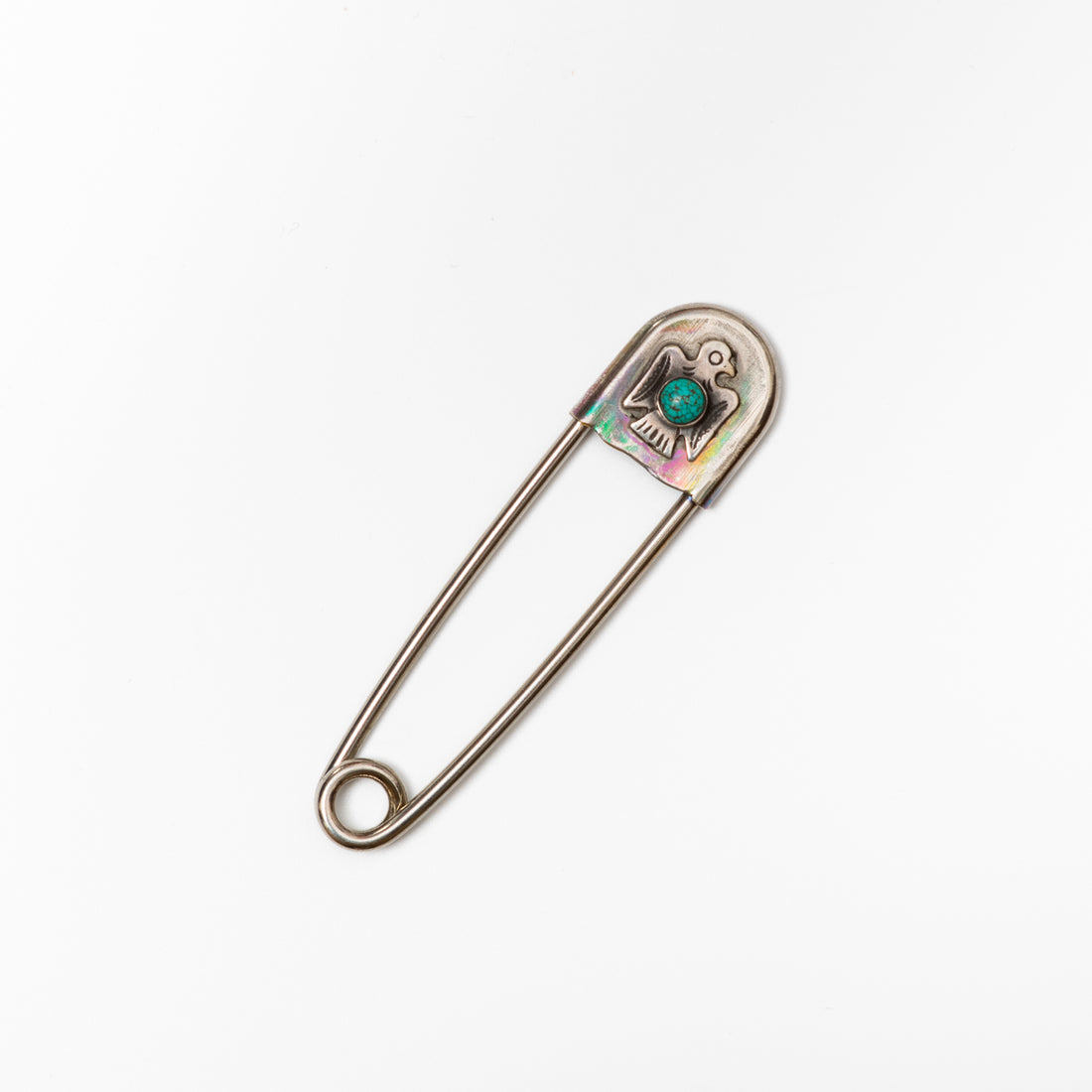 Red Rabbit Trading Co. XL Safety Pin W/Turquoise