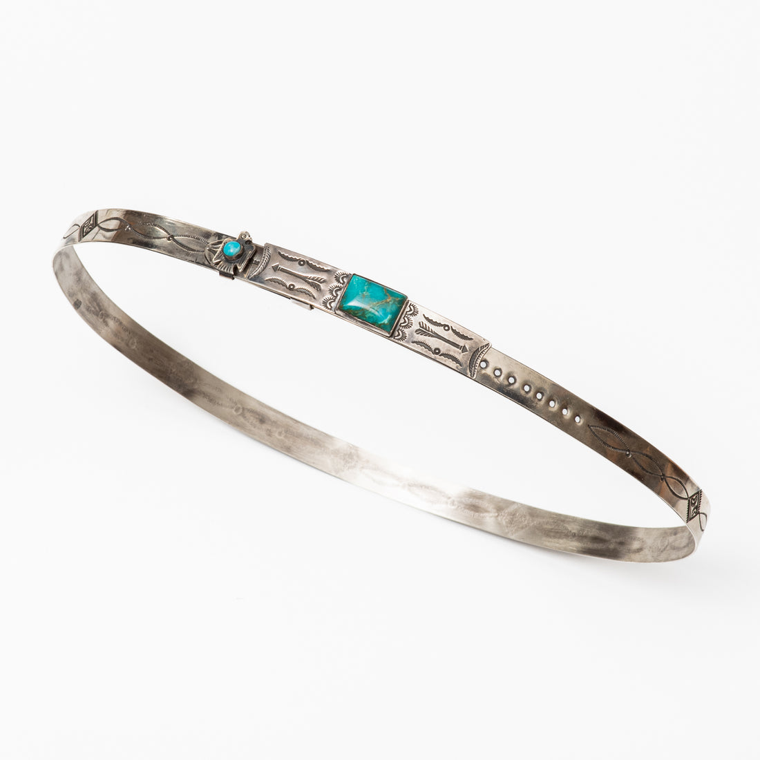 Red Rabbit Trading Co. Sterling Silver/Turquoise Hat Band