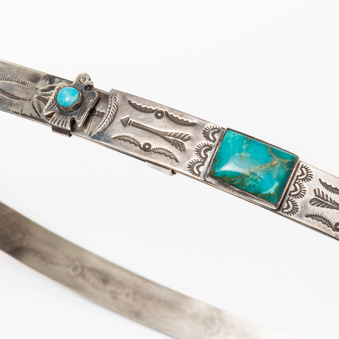 Red Rabbit Trading Co. Sterling Silver/Turquoise Hat Band