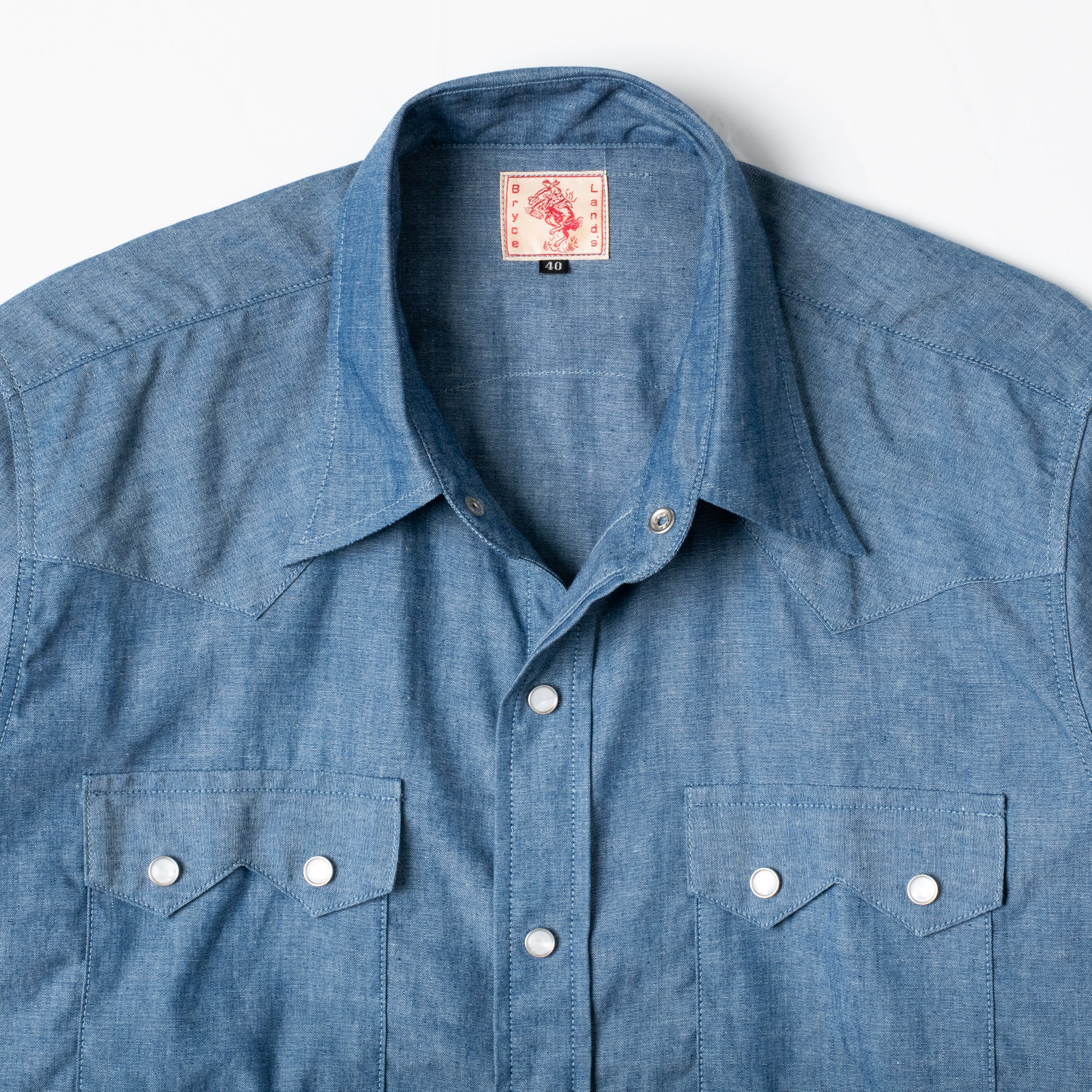 Bryceland's Sawtooth Westerner Chambray