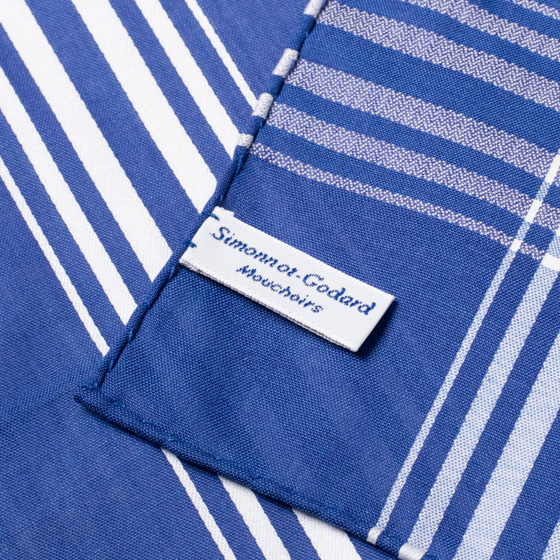 Simonnot Godard Montmartre Royal Handkerchief Royal Blue