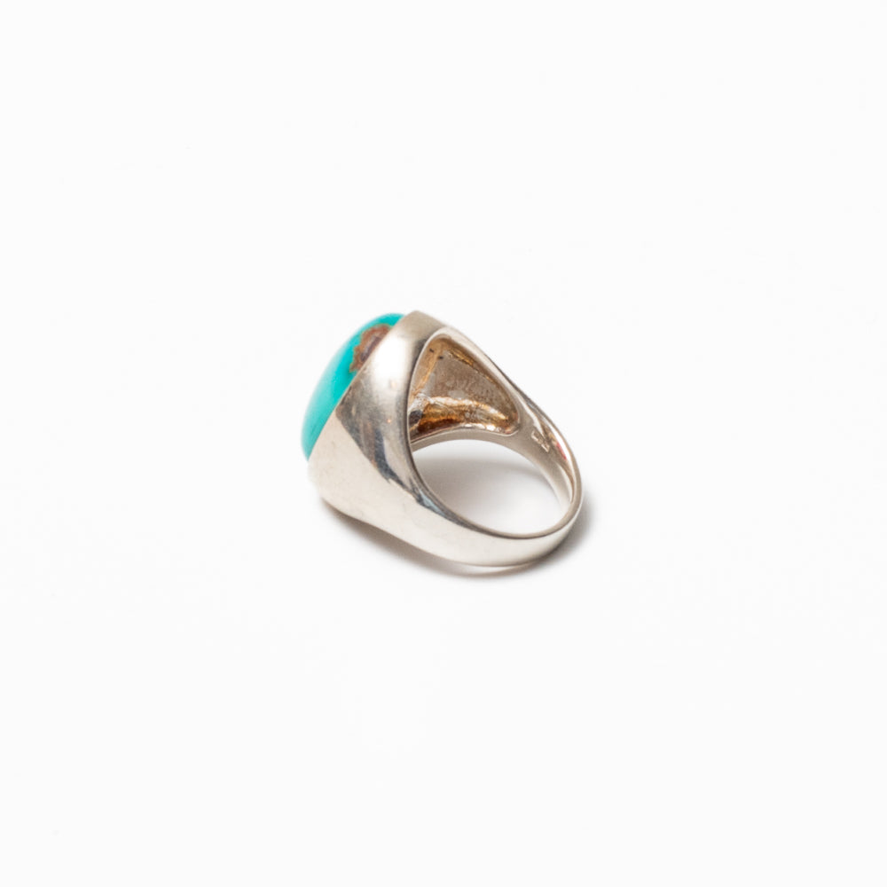 Red Rabbit Trading Co. Turquoise Oval Signet Ring