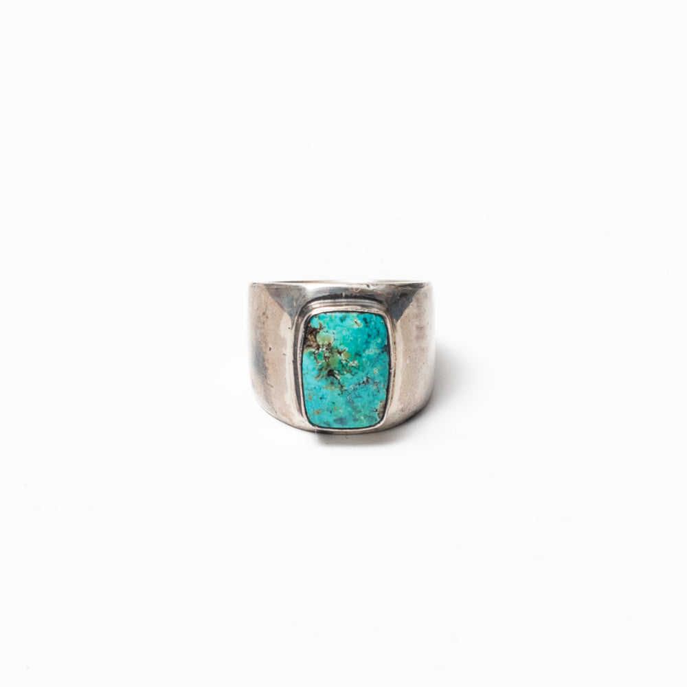 Red Rabbit Trading Co. Turquoise Signet Ring