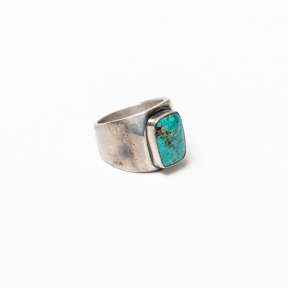 Red Rabbit Trading Co. Turquoise Signet Ring