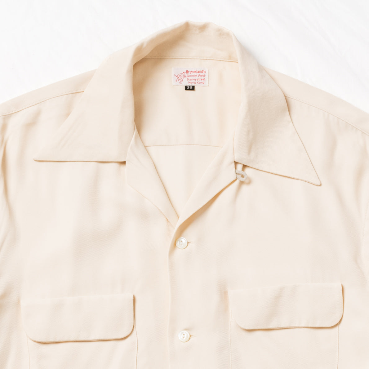 Bryceland's Rayon Shirt Cream ブライスランズ | www.yourpoll.co.uk