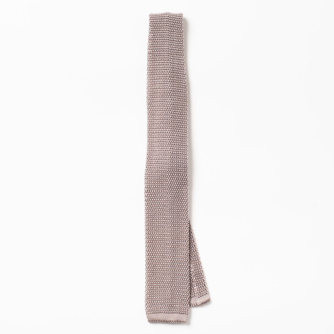 Bryceland’s Silk Knit Tie Silver