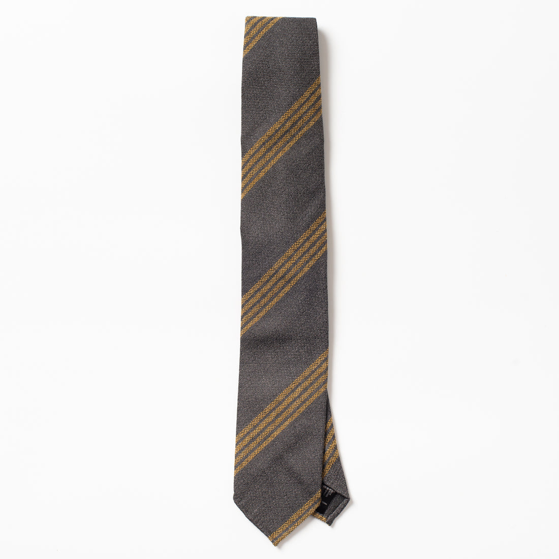 Bryceland’s Silk Tie Grey Stripe