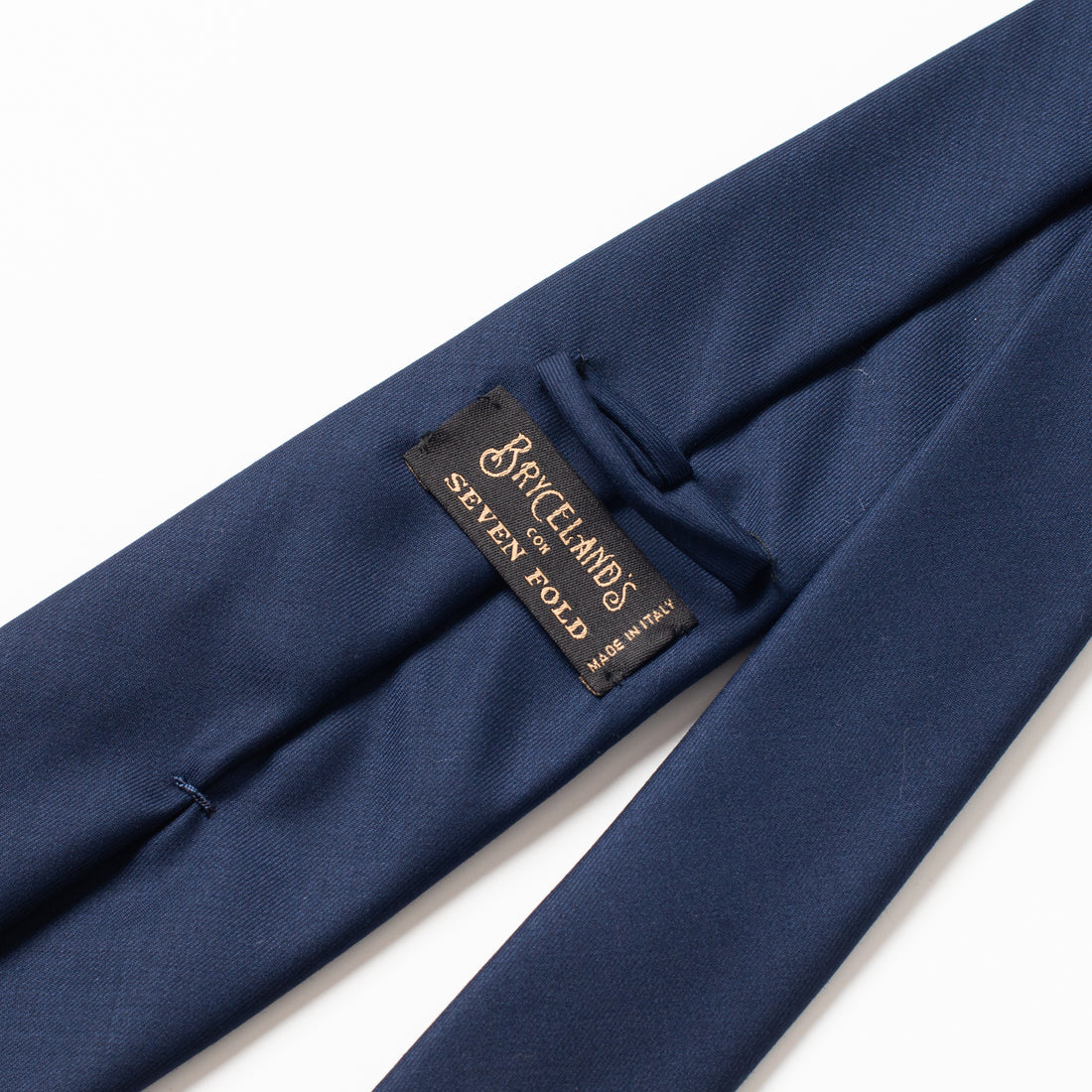 Bryceland’s Wool Tie Navy Solid