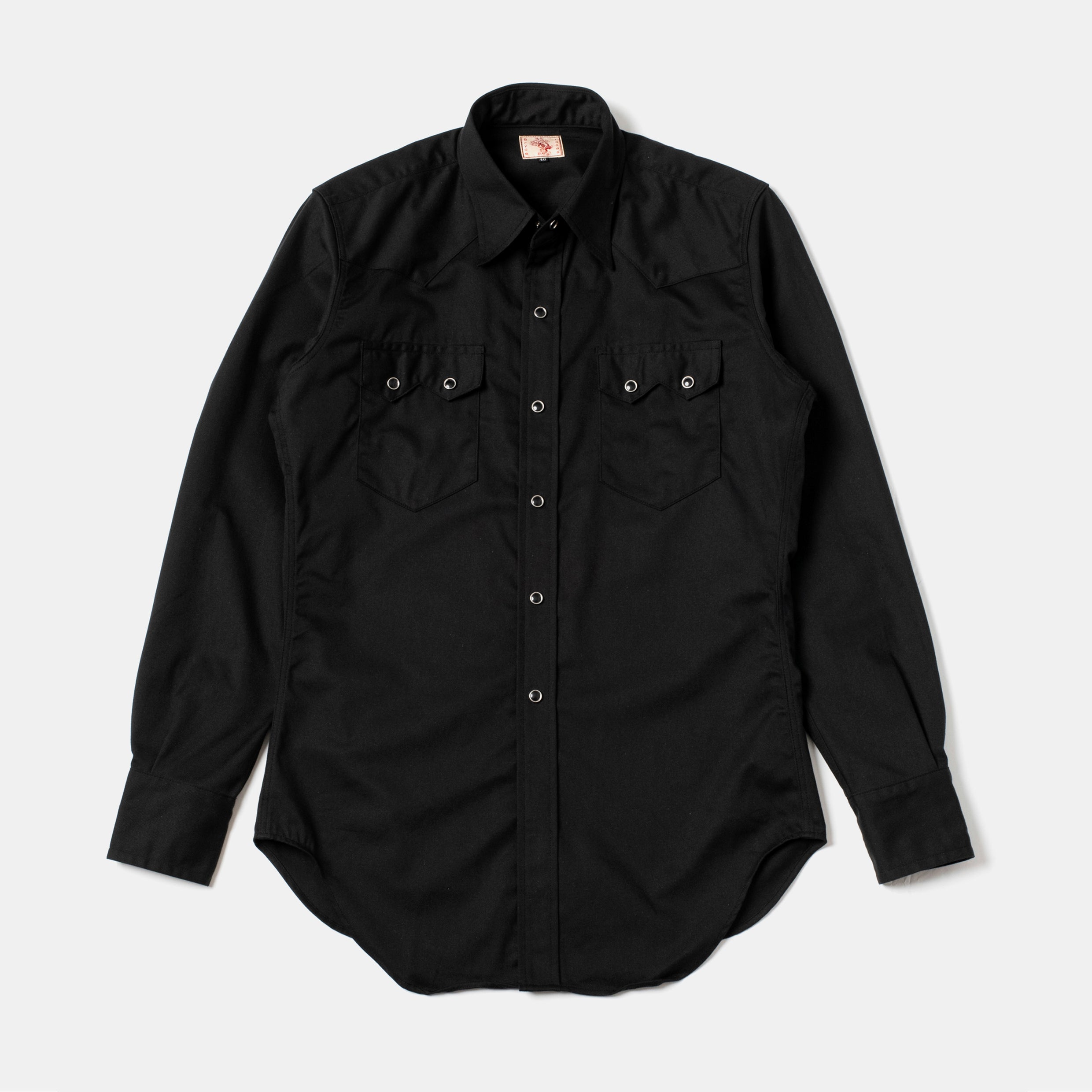 Bryceland's Officer Shirt Black サイズ15 Bryceland's Officer Shirt Black サイズ15 Officer Shirt Navy