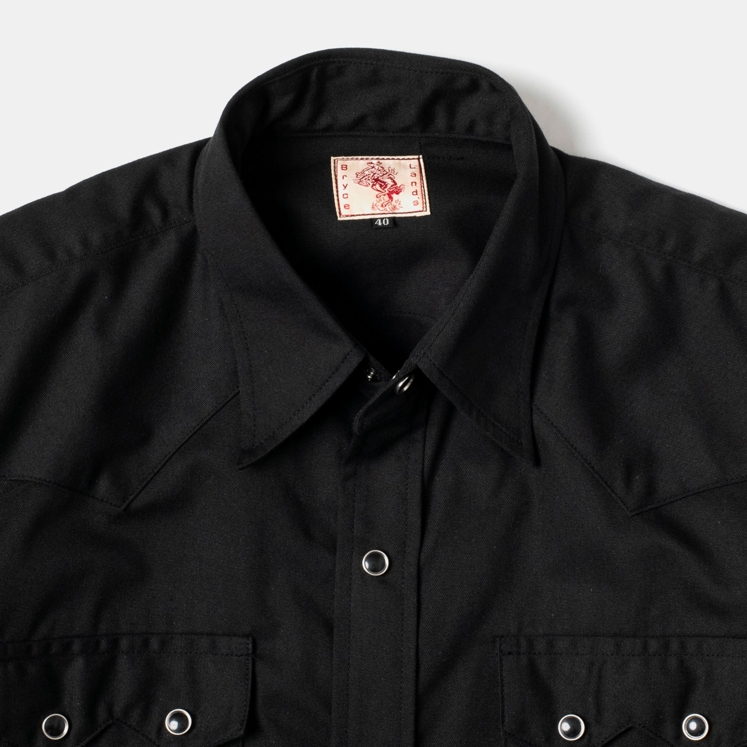 Sawtooth Westerner Shirt Black | Bryceland's & Co. – Bryceland's