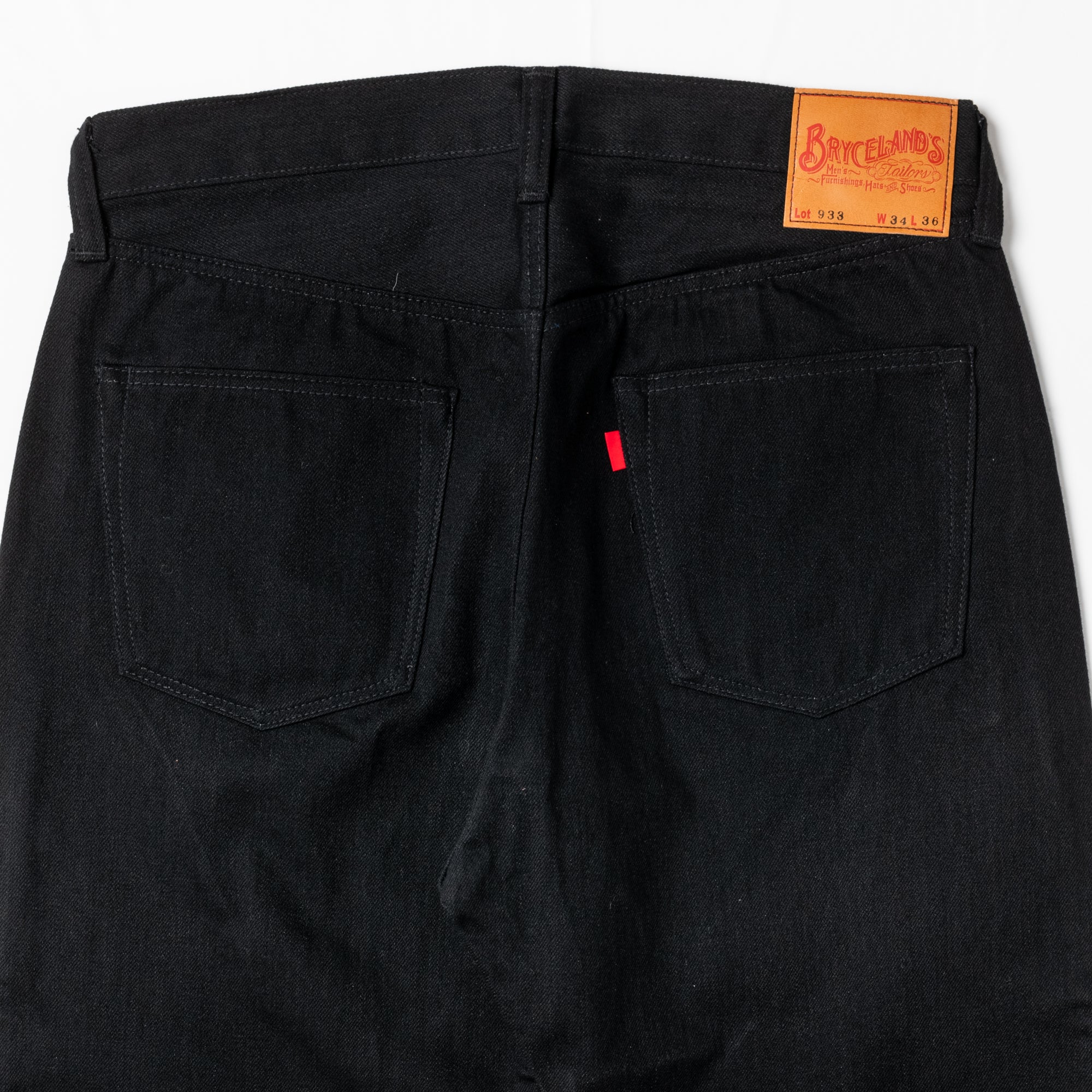 Denim 933 Black Jeans Unsanforized | Bryceland's & Co. – Bryceland's London