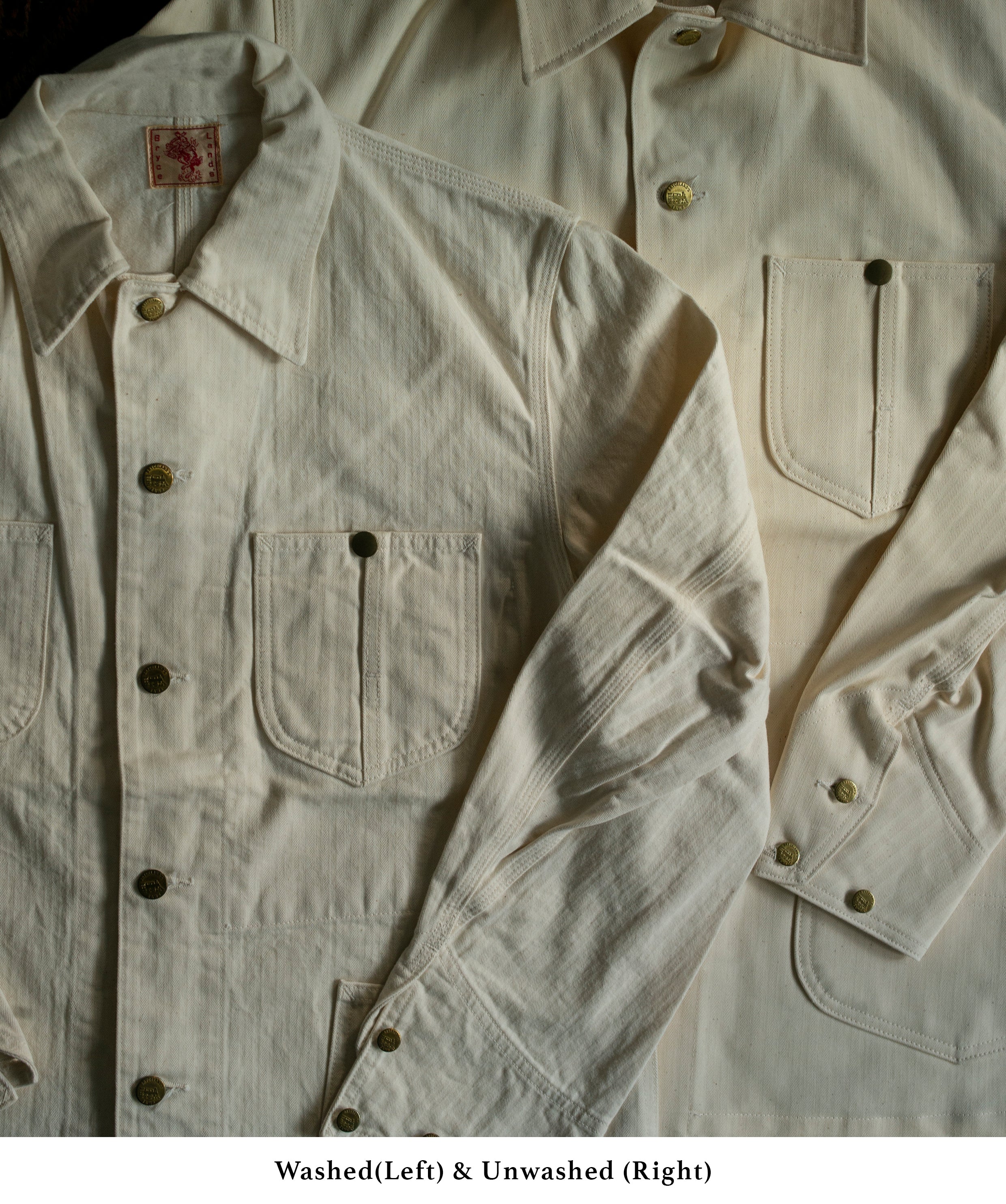 Chore Coat HBT White | Bryceland's & Co. – Bryceland's London